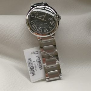 V6 Masterpiece: Cartier Ballon Bleu W6920042 Watch (Stainless Steel - Black Dial, Guilloché Dial, 2824-2 Automatic Mechanical Movement, 42mm), Honoring the Rebels, May Heaven Bless the World!